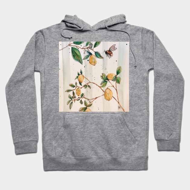 Bee sweet like honeyed lemonade Hoodie by Nidimar